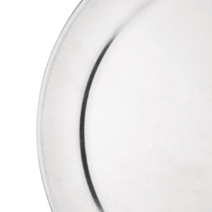 Aluminium-Pizzablech mit breitem Rand - Ø200mm - Vogue - Fourniresto