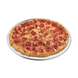 Aluminium pizzaplaat met brede rand - Ø200mm - Vogue - Fourniresto