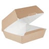 Grandes Boîtes Burger Kraft Compostables - P 135mm - Lot  de 250 - Colpac