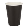 Gobelets Jetables Boissons Chaudes Noirs 340ml - Lot de 50 - Fiesta