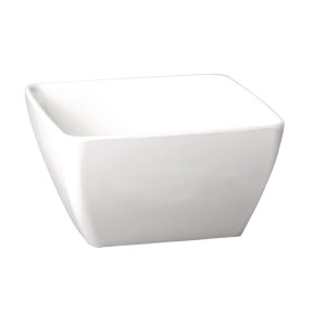 Vierkante Melamine Schaal - Puur Wit - 90mm - APS - Fourniresto