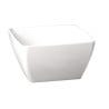 Square Melamine Bowl Pure White - 125mm - APS - Fourniresto