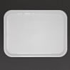 White Plastic Fast Food Tray 345 x 265mm - Olympia KRISTALLON - Fourniresto