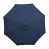 Parasol Rond Blauw Marine - L 2500mm - Bolero