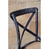 Wooden Chairs with Crossed Backrest - Black - Bolero - Fourniresto