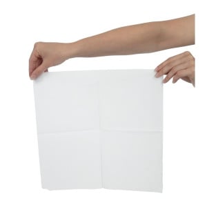 Servetten Snacking van Wit Papier 1-laags 330 X 330 mm - Pak van 5000 - FourniResto