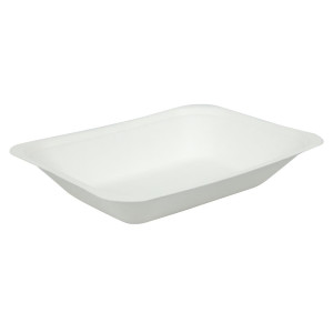 Frietbakjes van bagasse - P 175mm - Set van 500 - Vegware