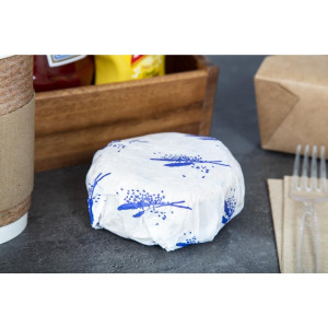 Verpakkings Burgers Blauw - Set van 1000 - FourniResto