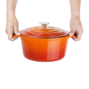 Grote Ronde Oranje Braadpan - 4L - Vogue