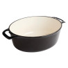 Grote Zwarte Ovale Braadpan - 6L - Vogue