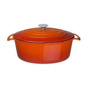 Grote Ovale Oranje Braadpan - 6L - Vogue