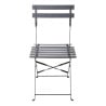 Stalen Terrasstoelen - Zwart - Set van 2 - Bolero - Fourniresto