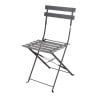 Stalen Terrasstoelen - Zwart - Set van 2 - Bolero - Fourniresto