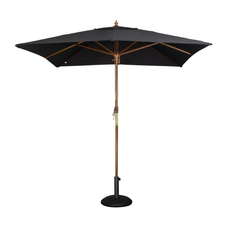 Square Black Parasol - L 2500mm - Bolero