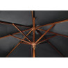 Parasol Vierkant Zwart - L 2500mm - Bolero