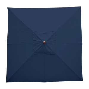 Sonnenschirm Quadrat Marineblau - L 2500mm - Bolero