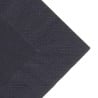 Compostable black 3-ply snack napkins - 30x30 - Pack of 1000 - FourniResto - Fourniresto