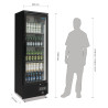 Back Bar Cooler Single Door Polar G-Series 307L - Polar