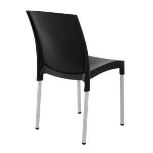 Stapelbare bistrostoelen zwart - Set van 4 - Bolero