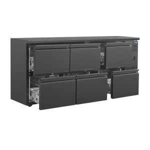 Achterbar Serie U 6 laden - 536L - Polar