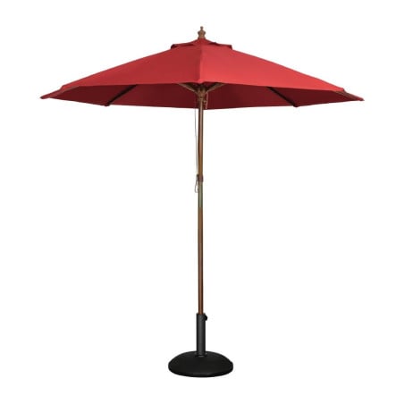 Parasol Rond Rouge - 2,5 m - Bolero