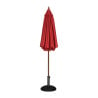 Red Round Parasol - 2.5 m - Bolero