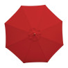 Parasol Rond Rouge - 2,5 m - Bolero