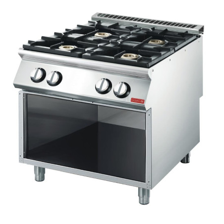 Fornuis Gas 4 Sterke Vlammen 700 - Gastro M