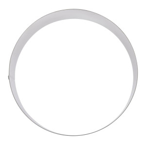 Ronde roestvrijstalen moussevorm 240 x 60mm - De Buyer - Fourniresto