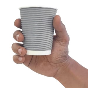 Anthracite cups 225ml - Pack of 25 - Fiesta - Fourniresto