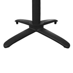 Folding Black Aluminium Table Leg - L 480mm - Bolero