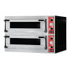 Vier Pizzaoven Rome 2 met 2 kamers - 400V - Gastro M