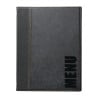 Contemporary A5 Black Menu Cover - Securit - Fourniresto