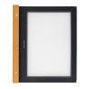 Menuhouder Houten Frame A4 Zwart - Securit - Fourniresto