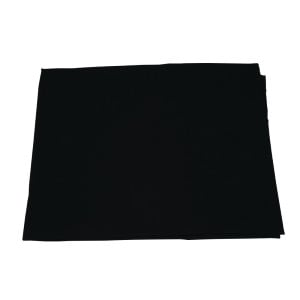 Schwarze Tischdecke 900 x 900mm - Mitre Essentials - Fourniresto