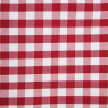 Rode geruite vierkante tafelkleed van polyester 1780 x 1780mm - Mitre Essentials - Fourniresto