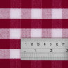 Rode geruite vierkante tafelkleed van polyester 1780 x 1780mm - Mitre Essentials - Fourniresto