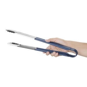 405mm blue serving tongs - Vogue - Fourniresto