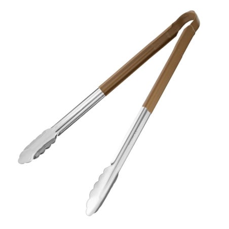 Pince de service 405mm marron - Vogue - Fourniresto