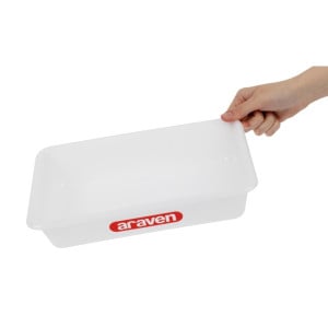 Shallow Transparent Food Tray 300mm - Araven - Fourniresto