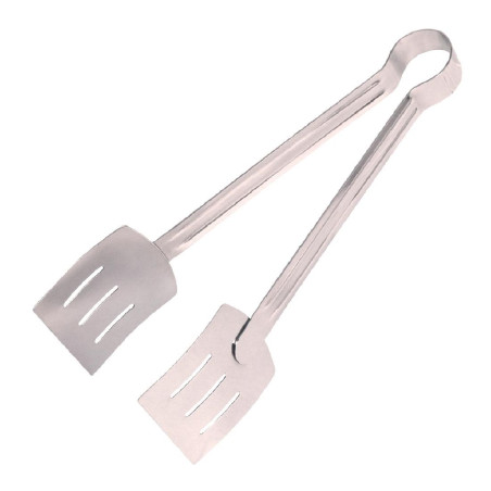 Stainless Steel Serving Tongs - Vogue - Fourniresto