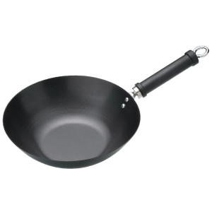 Wok met antiaanbaklaag en platte bodem - 305 mm - Kitchen Craft - Fourniresto