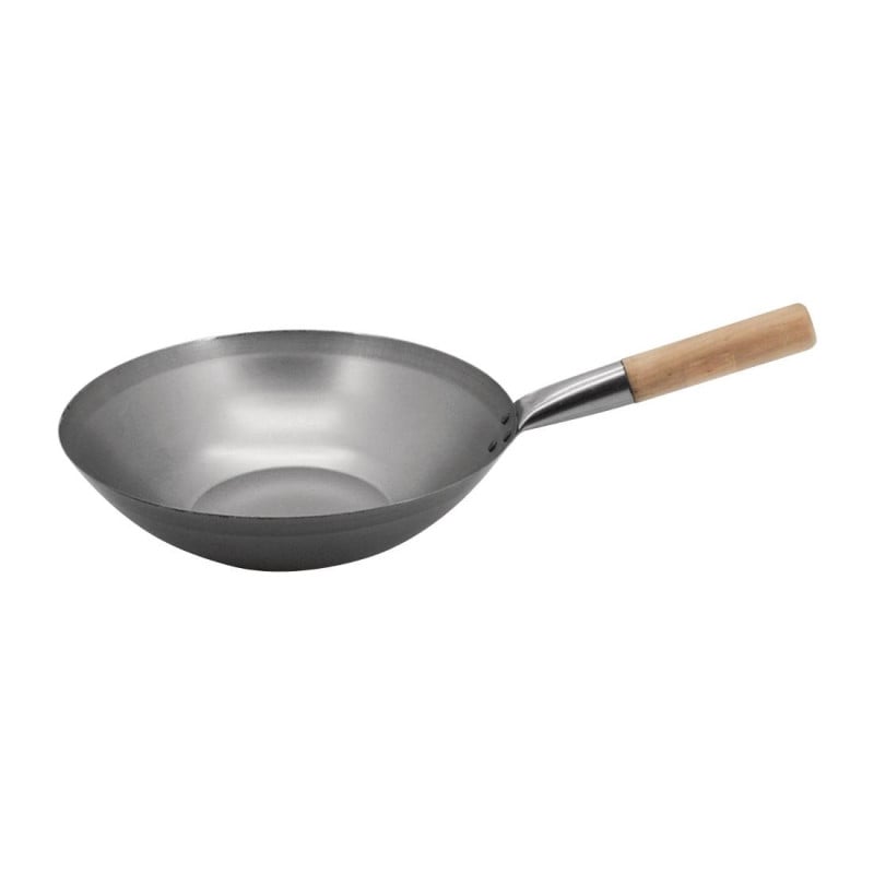 Wok aus Stahl - 33 cm - Vogue - Fourniresto