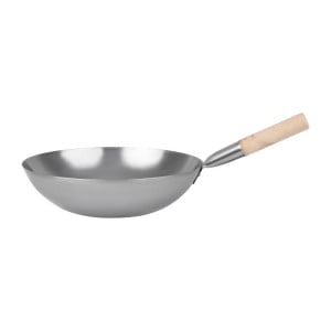 Wok aus Stahl - 35,6 cm - Vogue - Fourniresto