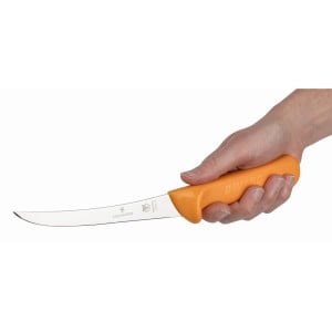 Curved Boning Knife with Rigid Blade - 160mm - FourniResto