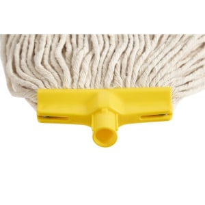 Broom mop head with yellow retaining band - Scot Young - Fourniresto