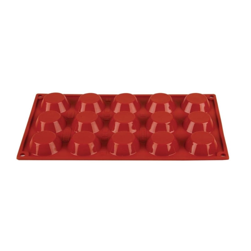 Moule 15 Tartelettes en Silicone Formaflex- Pavoni Moule 15 Tartelettes en Silicone Formaflex- Pavoni
