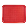 Red Self-Service Tray 450 X 350mm - Olympia KRISTALLON - Fourniresto