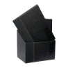 Black A4 menu holders with storage box - Set of 20 - Securit - Fourniresto