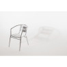 Stackable aluminum chairs - Set of 4 - Bolero - Fourniresto